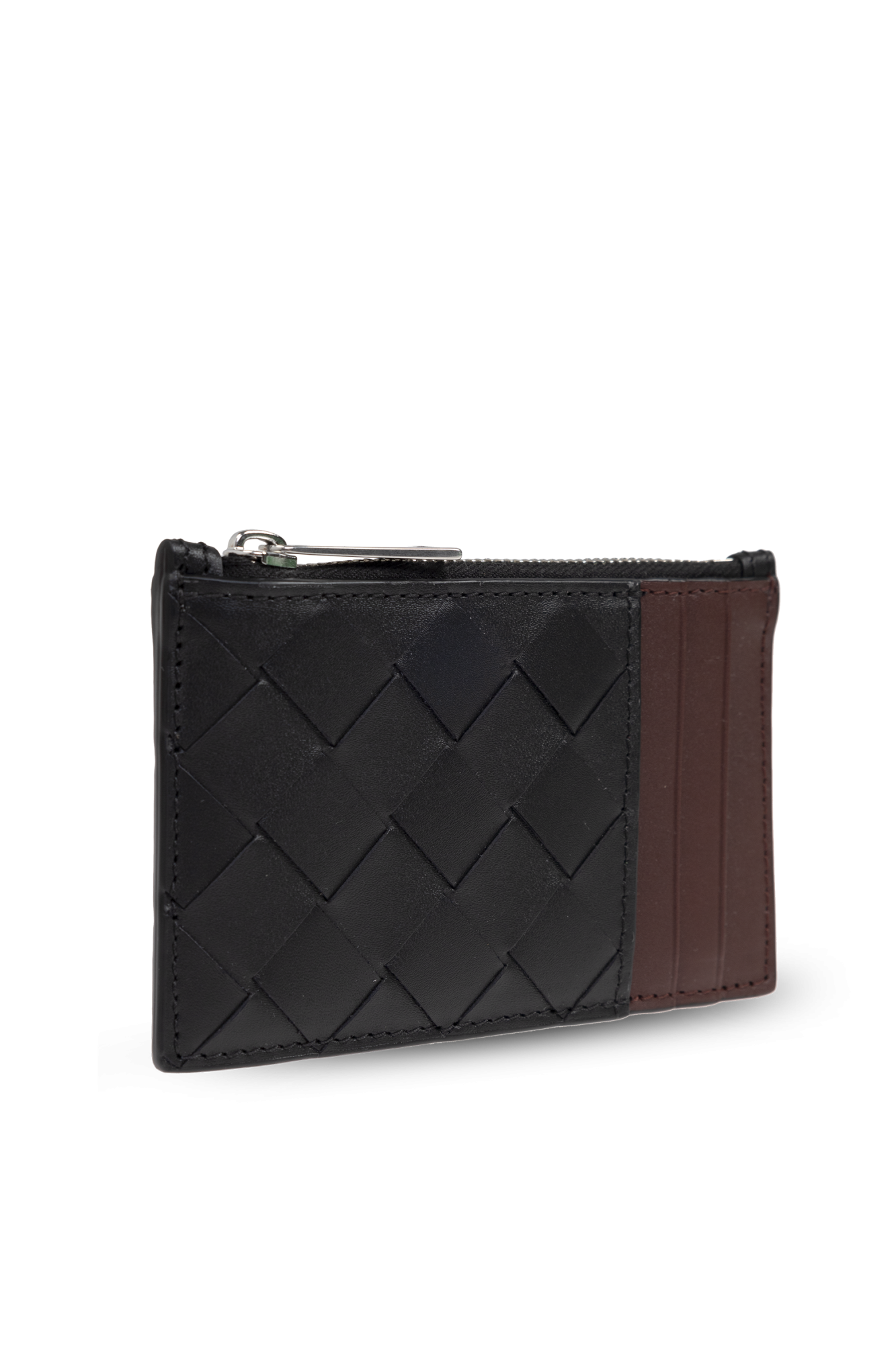 Black Leather card case Bottega Veneta - Vitkac Canada